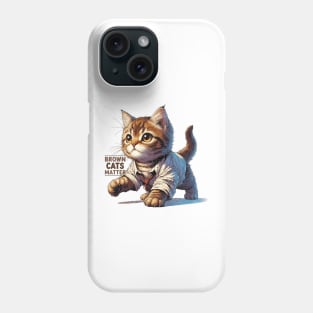 Purrfect Brown Tabby Cat Phone Case