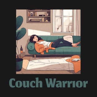 Couch Warrior, Funny Gift, Mothers Day, Gift for Wife T-Shirt