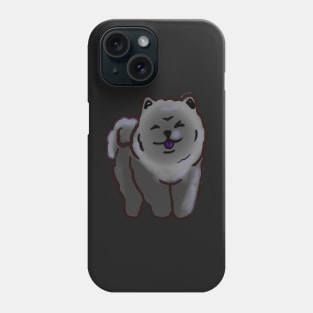 Black Chow Chow Phone Case