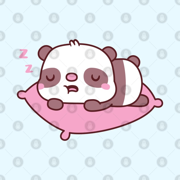 Cute Little Sleeping Panda Bear by rustydoodle