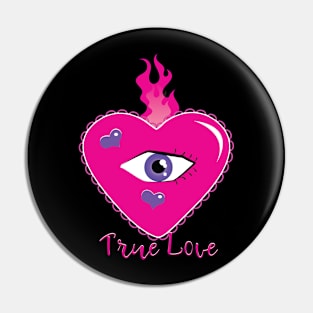 Pink True Love Pin