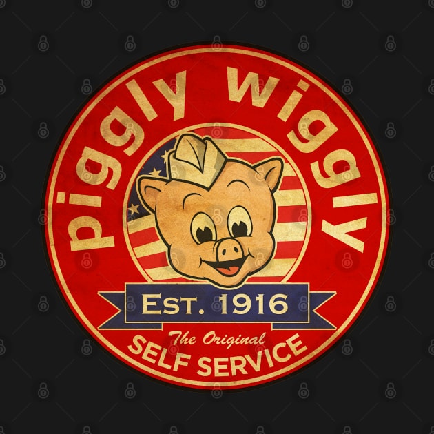 Vintage Piggly Wiggly by Tigaduaart