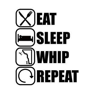 Eat Sleep Whip Repeat - Climbing T-Shirt