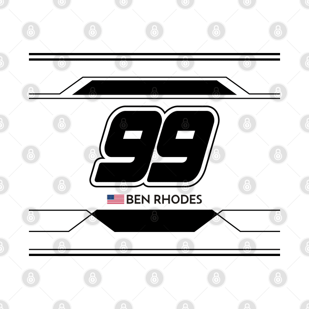 Ben Rhodes #99 2023 NASCAR Design by AR Designs 