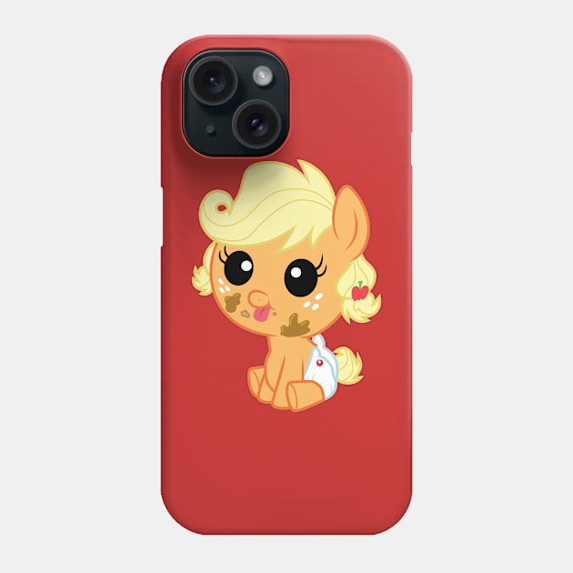 Messy Baby Applejack Phone Case by CloudyGlow