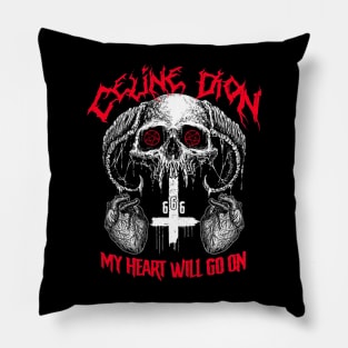 Celine dion metal Pillow