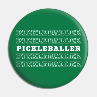 Pickleballer. Pin