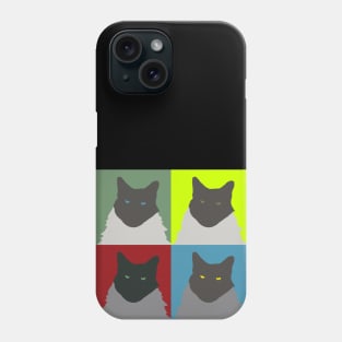 Pop Art Abstract Cats Phone Case