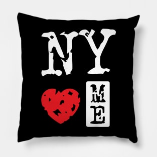 New York Loves Me Pillow