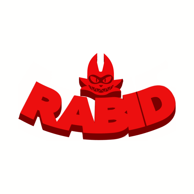 Rabid Text Logo by Tyler Teej