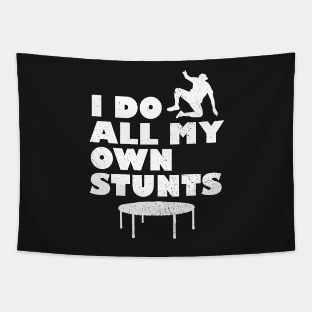 I Do All My Own Stunts Tapestry by BraaiNinja