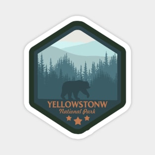 Yellowstone national park Magnet