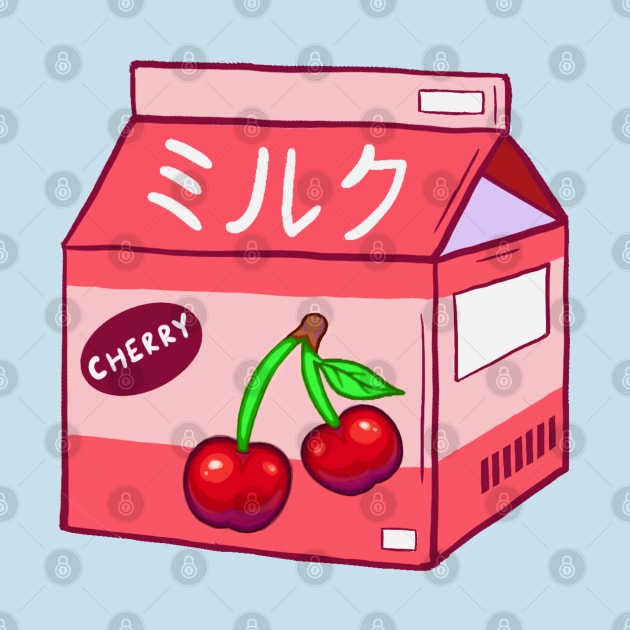 Cherry Milk by Riacchie Illustrations