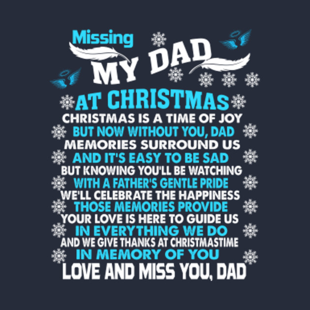 Missing my Dad at Christmas - My Dad Is Guardian Angel - Phone Case