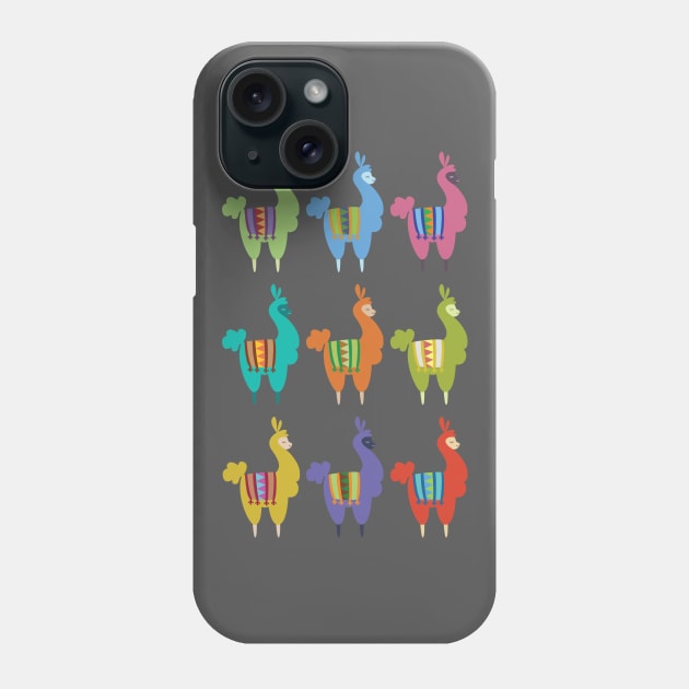 Llama Party Phone Case by aglomeradesign