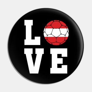 Austria Football Pin