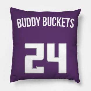 Buddy Hield 'Buddy Buckets' Nickname Jersey - Sacremento Kings Pillow