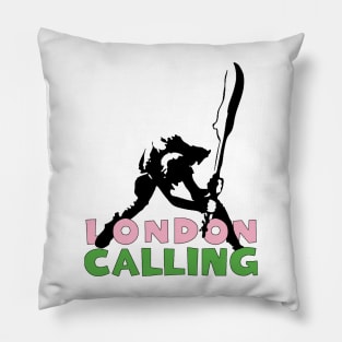 London Calling Silhouette - Light Pillow