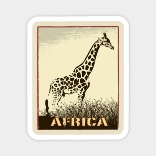 Africa Giraffe Magnet