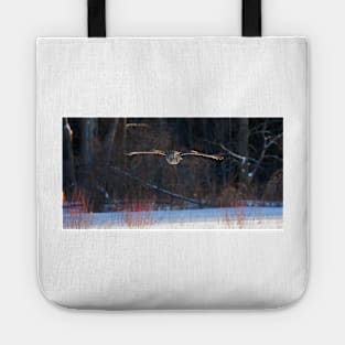 Great Grey Owl In flight Tote