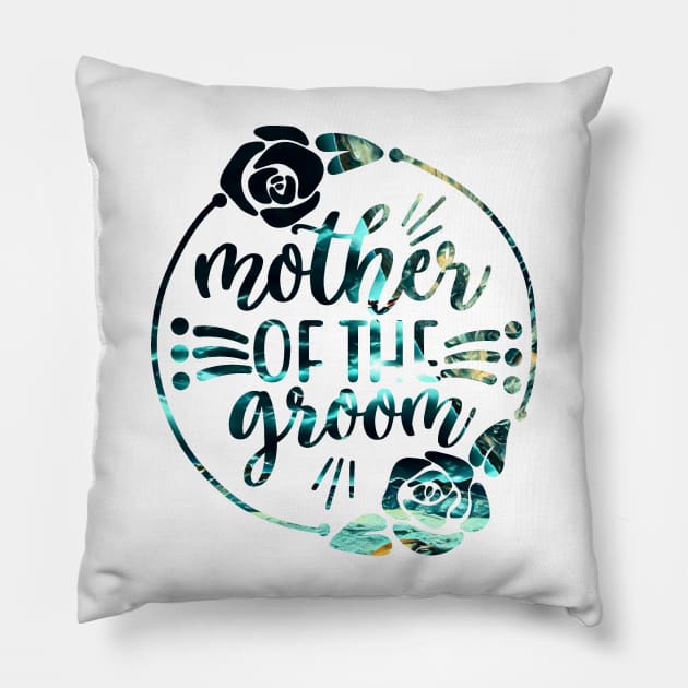 MOther of the groomm Pillow by PsyCave