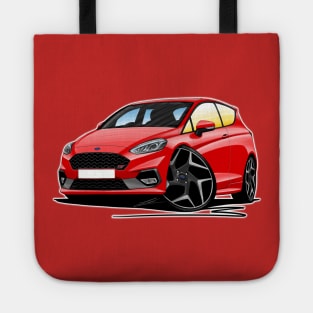 Ford Fiesta ST (Mk8) Caricature Car Art Tote