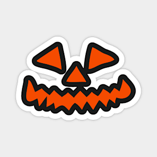 Halloween Pumpkin Face (Halloween costume) Magnet