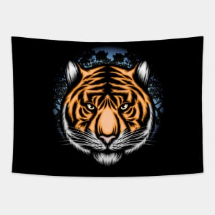 Tiger in the jungle Tapestry