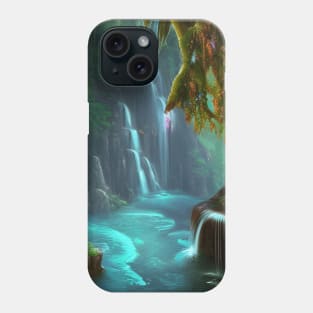 Waterfalls in Cultura Maya Phone Case