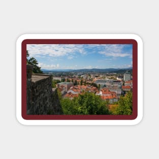 View from Ljubljana Castle, Slovenia Magnet