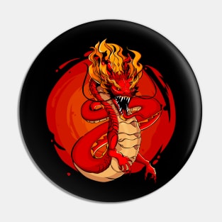 red dragon Pin