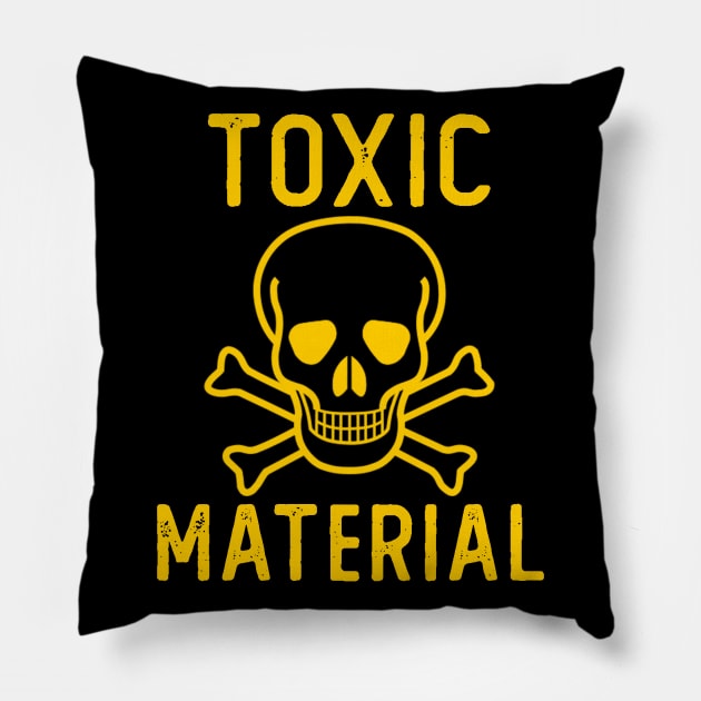 Toxic Material Pillow by giovanniiiii