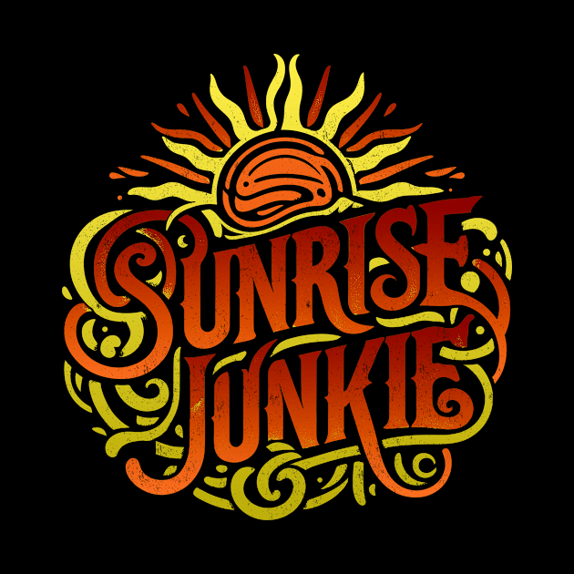 Sunrise Junkie by Sideways Tees