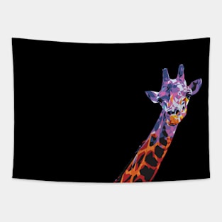 colorful wildlife mammal fauna giraffe Tapestry