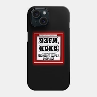 KDKB 93 FM Phoenix Arizona Midnight Movies 1980s Phone Case