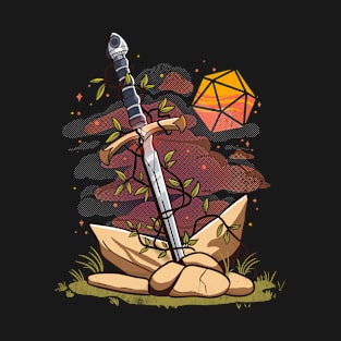 Sword in the Stone: Black Version T-Shirt