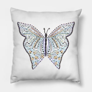 Colorful butterfly III Pillow