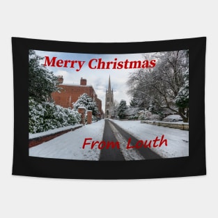 Merry Christmas From Louth 2 Tapestry