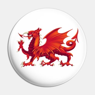Welsh Dragon - Y Ddraig Goch Pin