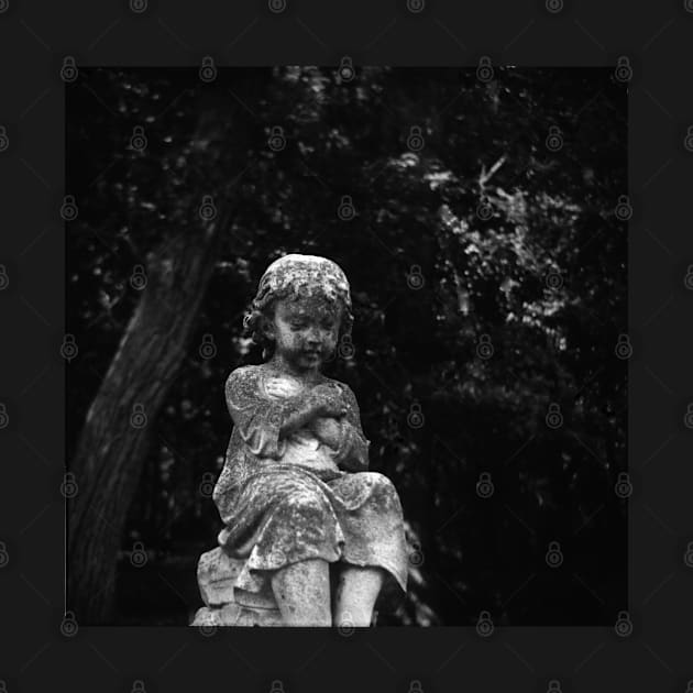 Cemetery Child - Vintage Lubitel 166 Photograph by ztrnorge