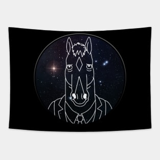 Space Bojack (B&W) Tapestry