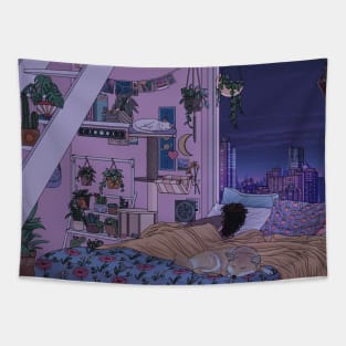 Sweet Dreams (Night) Tapestry