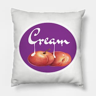 Peaches and cream cottagecore vintage Pillow