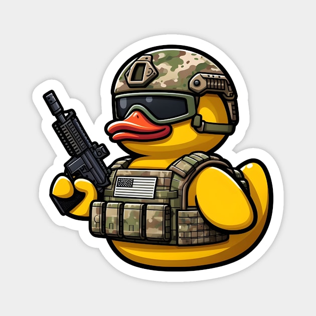 Rubber Duck Magnet by Rawlifegraphic