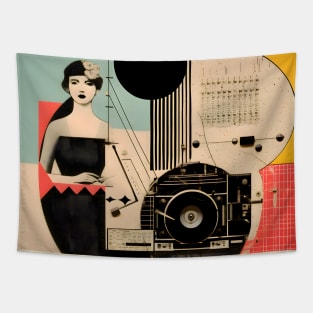 Retro Turntable Vintage Audio Record Player Tapestry