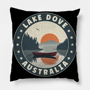 Lake Dove Australia Sunset Pillow