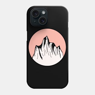 Mountains Sketch V17 Phone Case