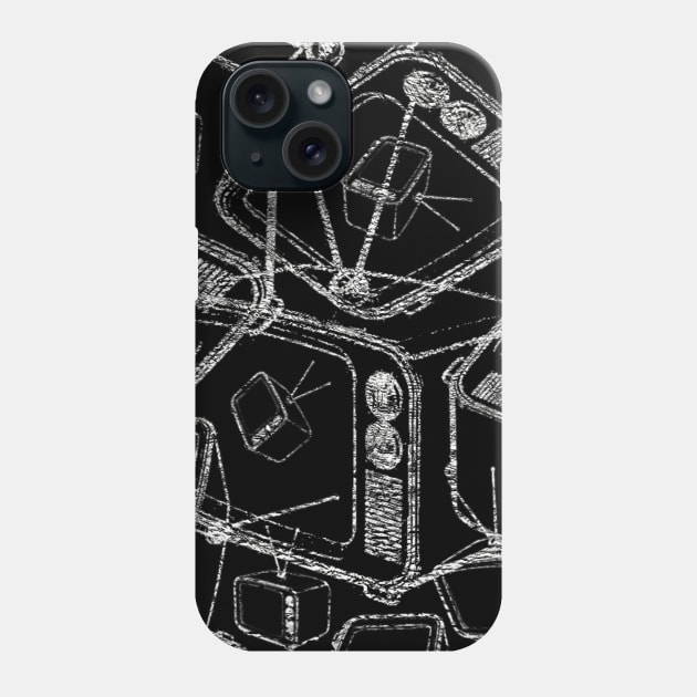 TELEVISION Phone Case by MAYRAREINART