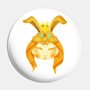 Diana & King Rabbit T-Shirt Pin