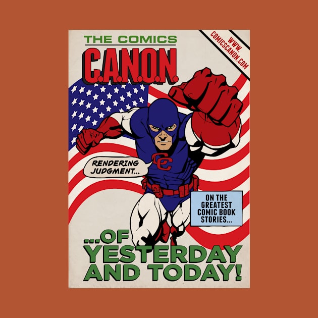 Captain Canon Silver Age Patriotic Variant by The Comics Canon